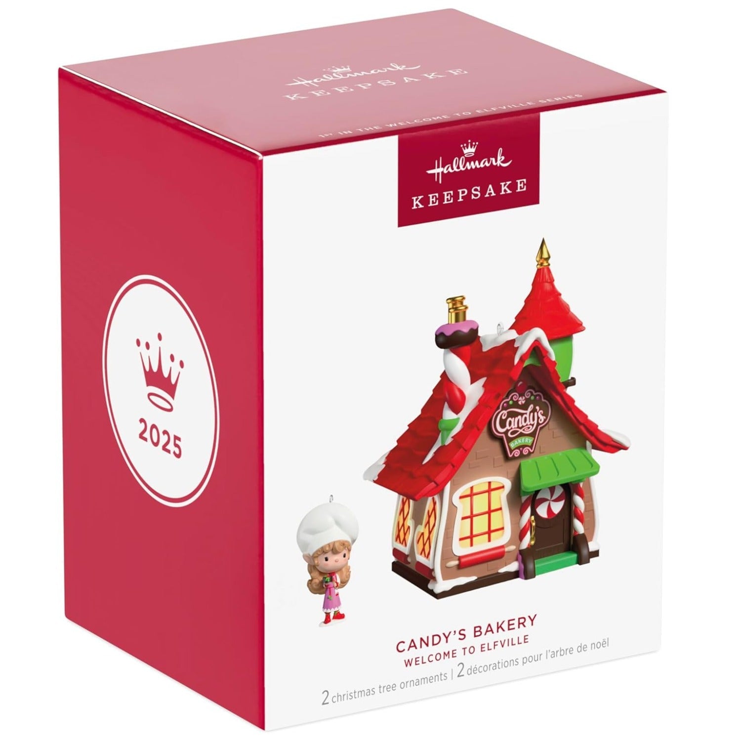 Candy's Bakery 1st in the Welcome to Elfville series 2025 Keepsake Ornament