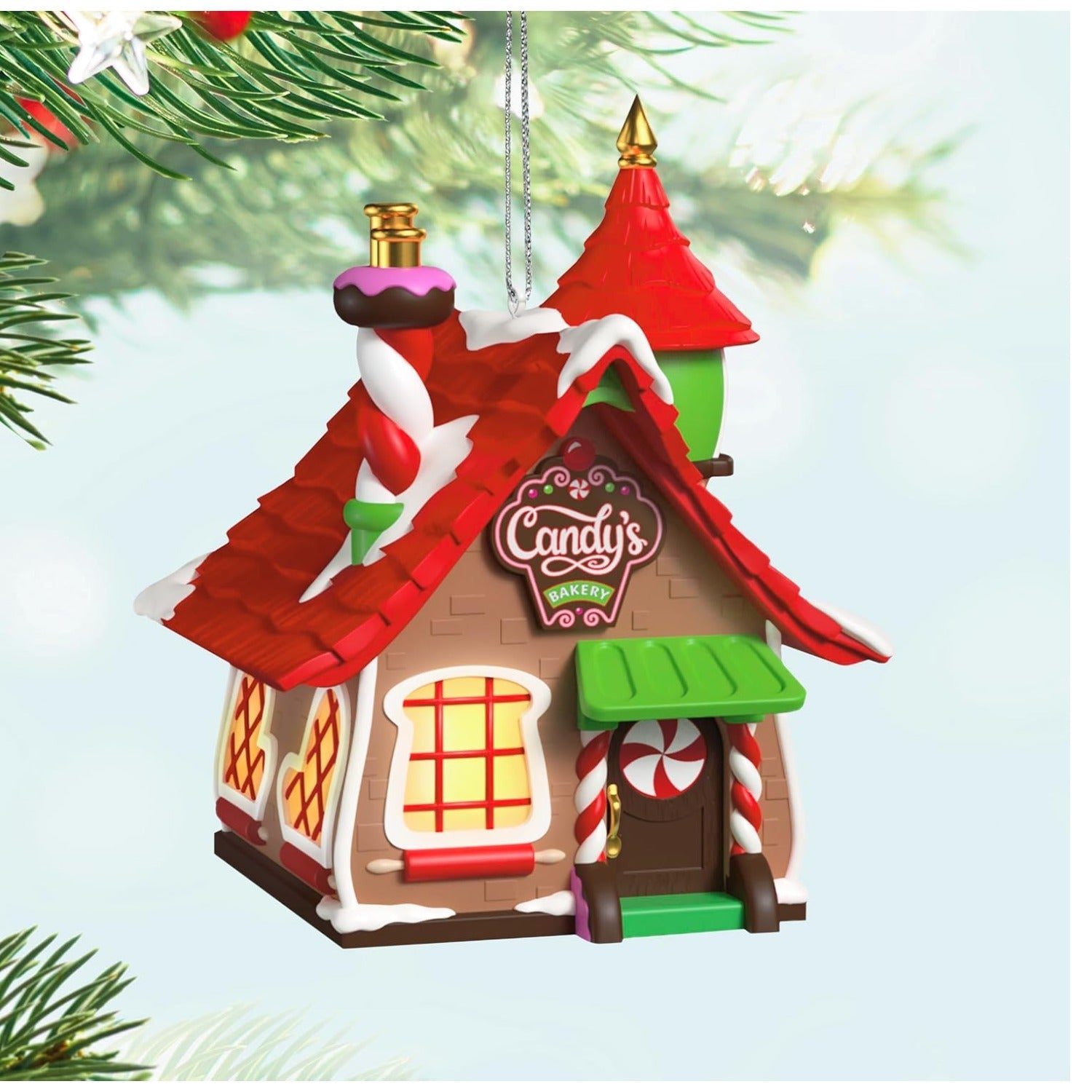 Candy's Bakery 1st in the Welcome to Elfville series 2025 Keepsake Ornament