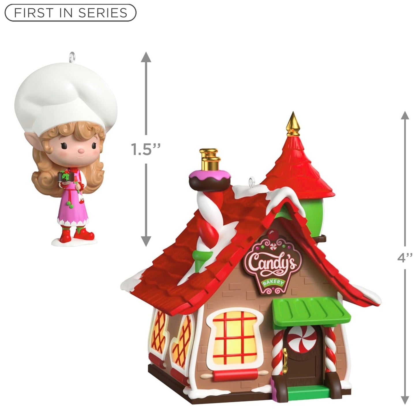Candy's Bakery 1st in the Welcome to Elfville series 2025 Keepsake Ornament