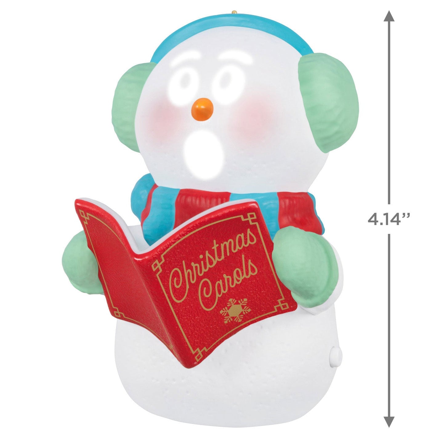 Caroling Snowman Musical 2024 Keepsake Ornament