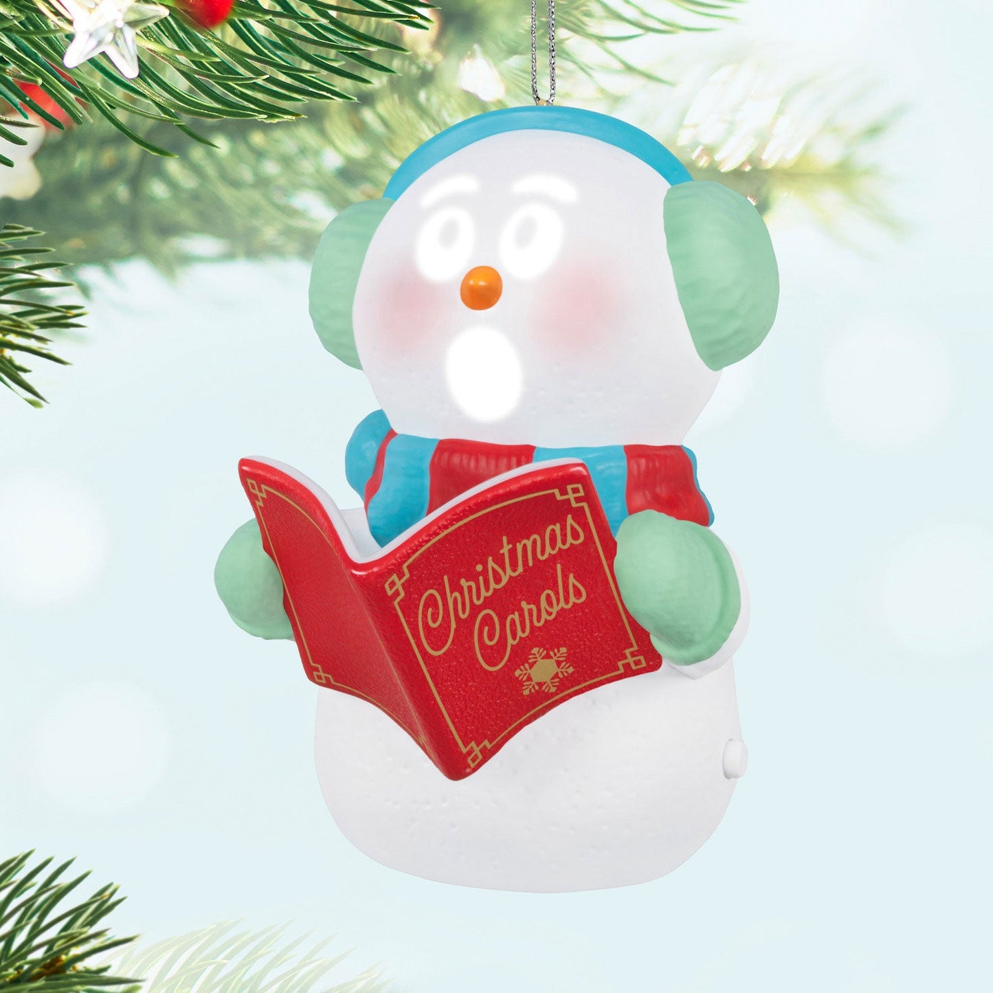 Caroling Snowman Musical 2024 Keepsake Ornament