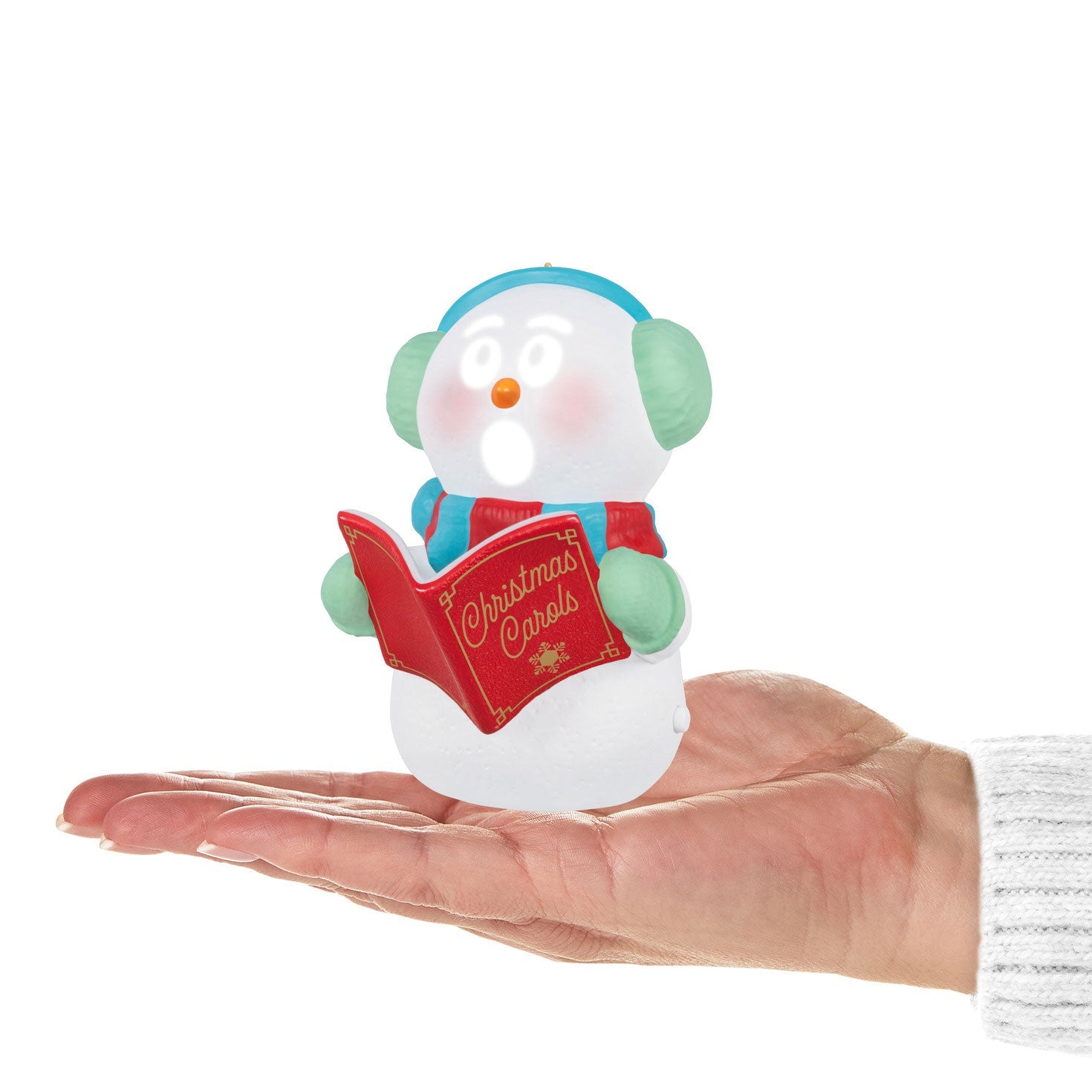 Caroling Snowman Musical 2024 Keepsake Ornament