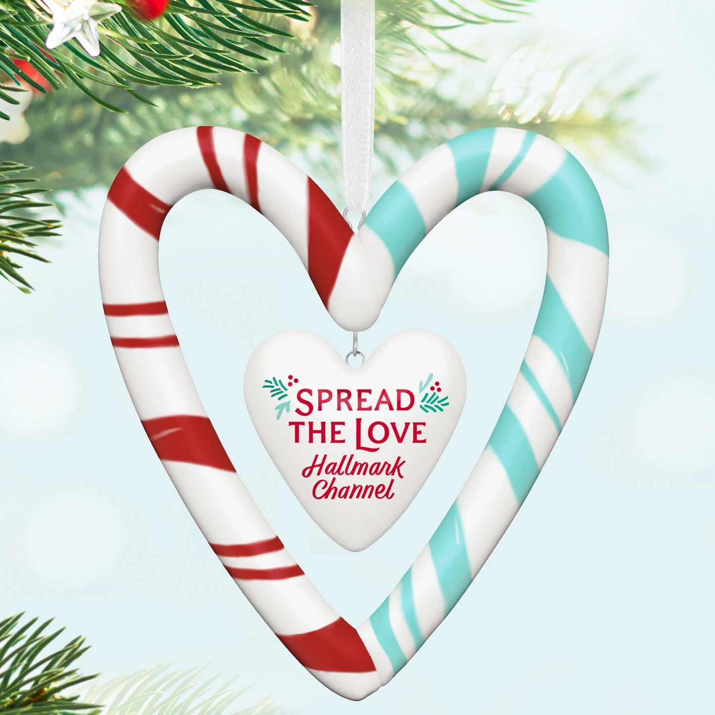 Channel Spread the Love Porcelain 2024 Keepsake Ornament