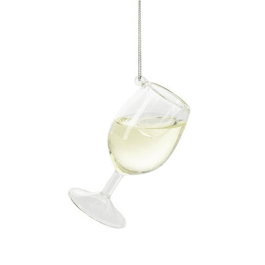 Cheer Donnay Wine Glass Hanging Christmas Tree Ornament
