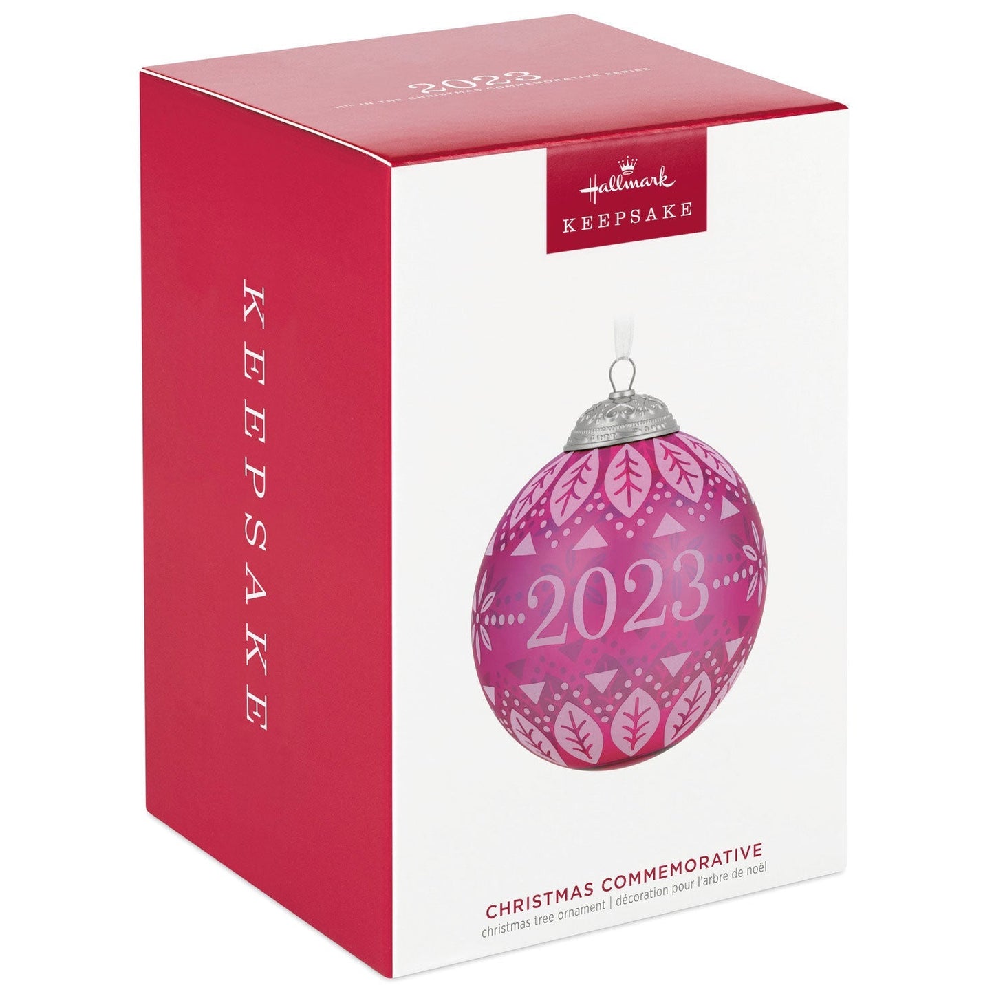 Christmas Commemorative 2023 Glass Ball #11, 2023 Keepsake Ornament