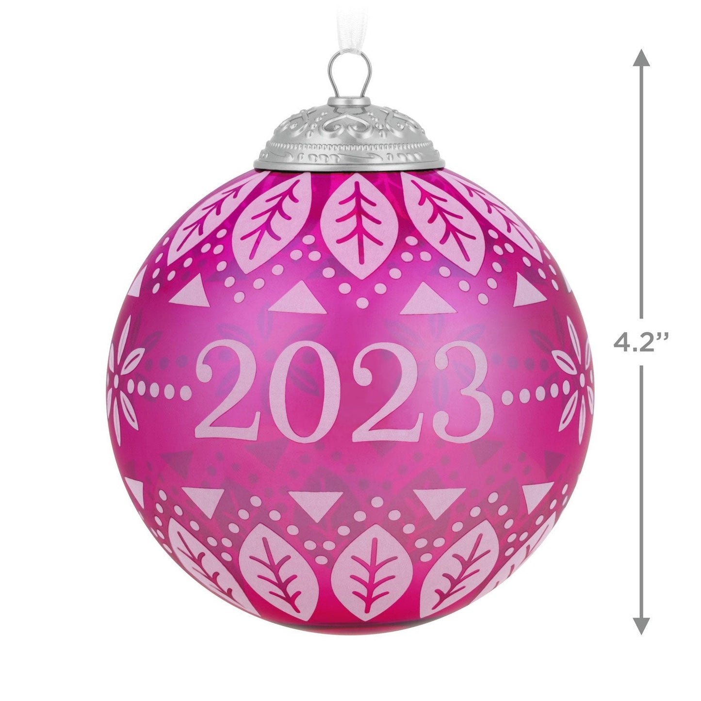 Christmas Commemorative 2023 Glass Ball #11, 2023 Keepsake Ornament