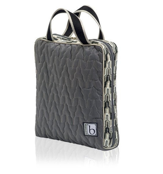 cinda b Vertical Cosmetic Bag - Empire Slate