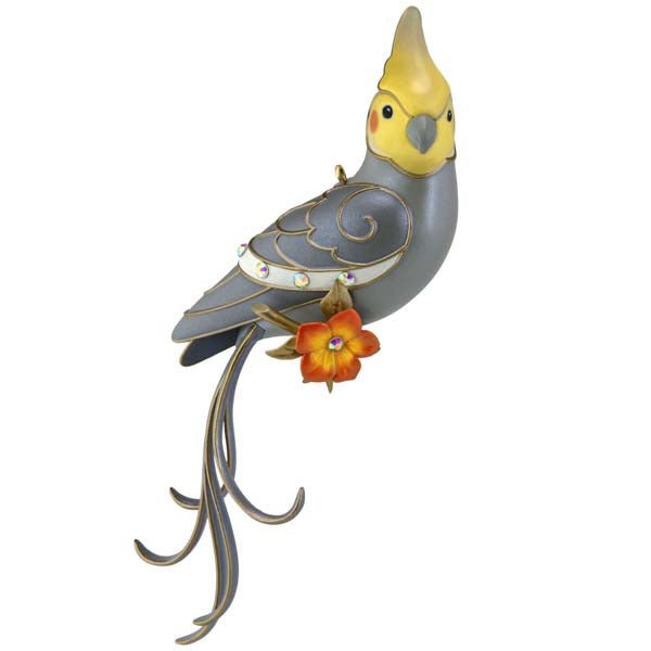 Clever Cockatiel, Beauty of Birds, 2019 Keepsake Club Ornament