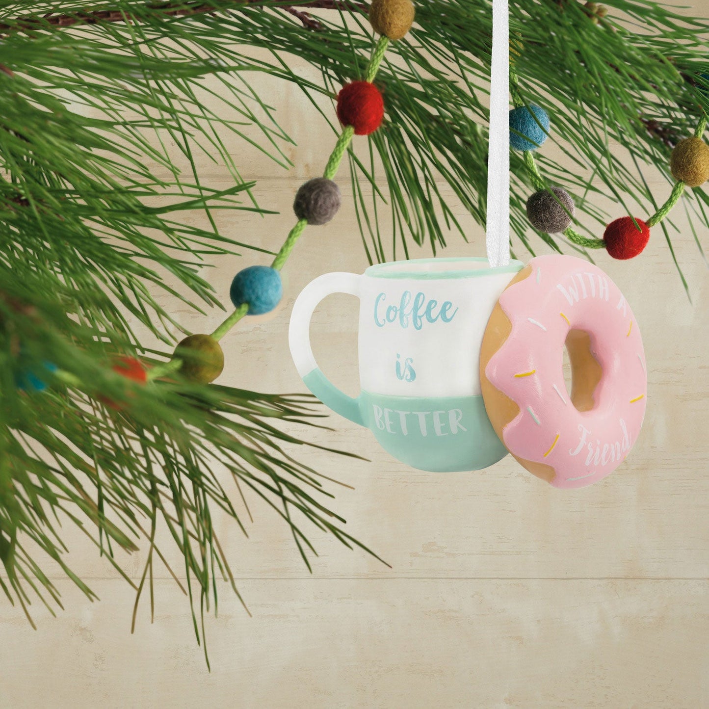 Coffee and Friends Tree Trimmer Ornament