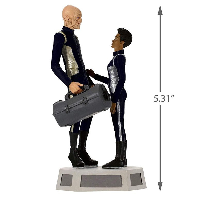 Commander Saru and Michael Burnham, 2019 Year Dated Star Trek: Discovery Commander Saru and Michael Burnham with Sound