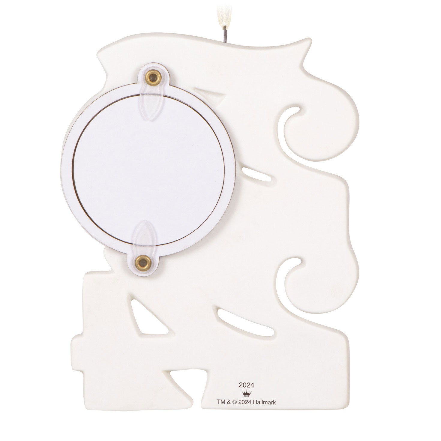 Congrats, Grad! 2024 Porcelain Photo Frame Keepsake Ornament