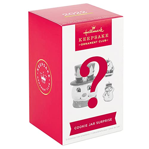 Cookie Jar Surprise Mystery Box, 2022 Hallmark Club Exclusive Ornaments, Set of 3