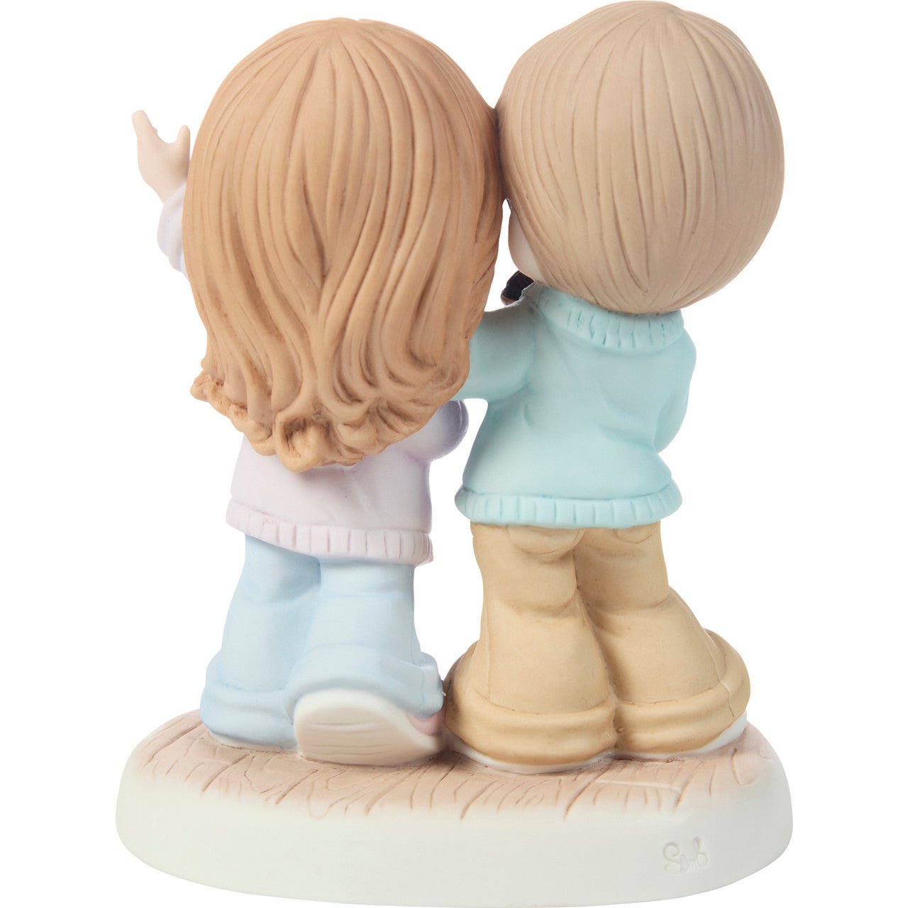 Couple Singing Karaoke Figurine