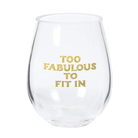 C.R. Gibson 4 Pack Stemless Wine