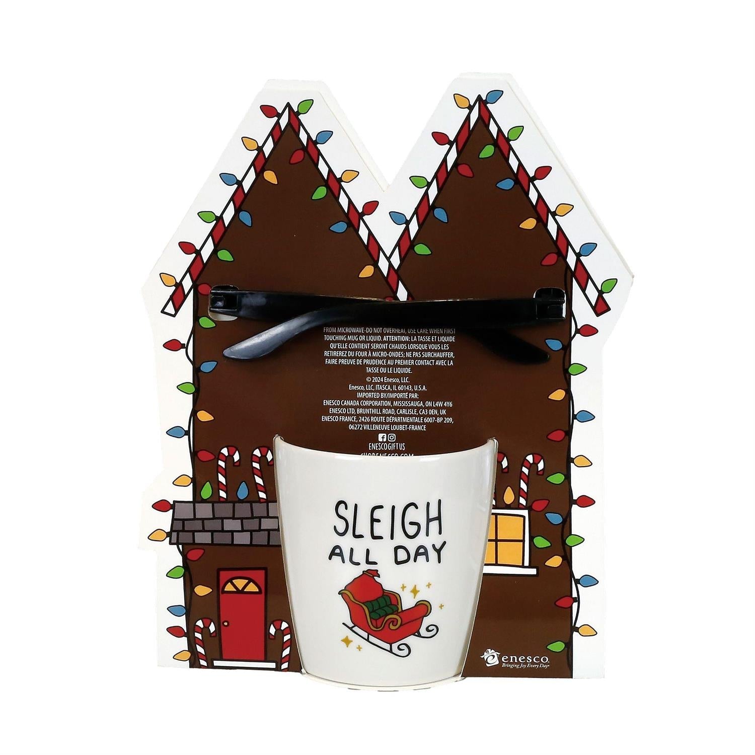 Crazy Christmas Mug and Glasses Set, 12oz