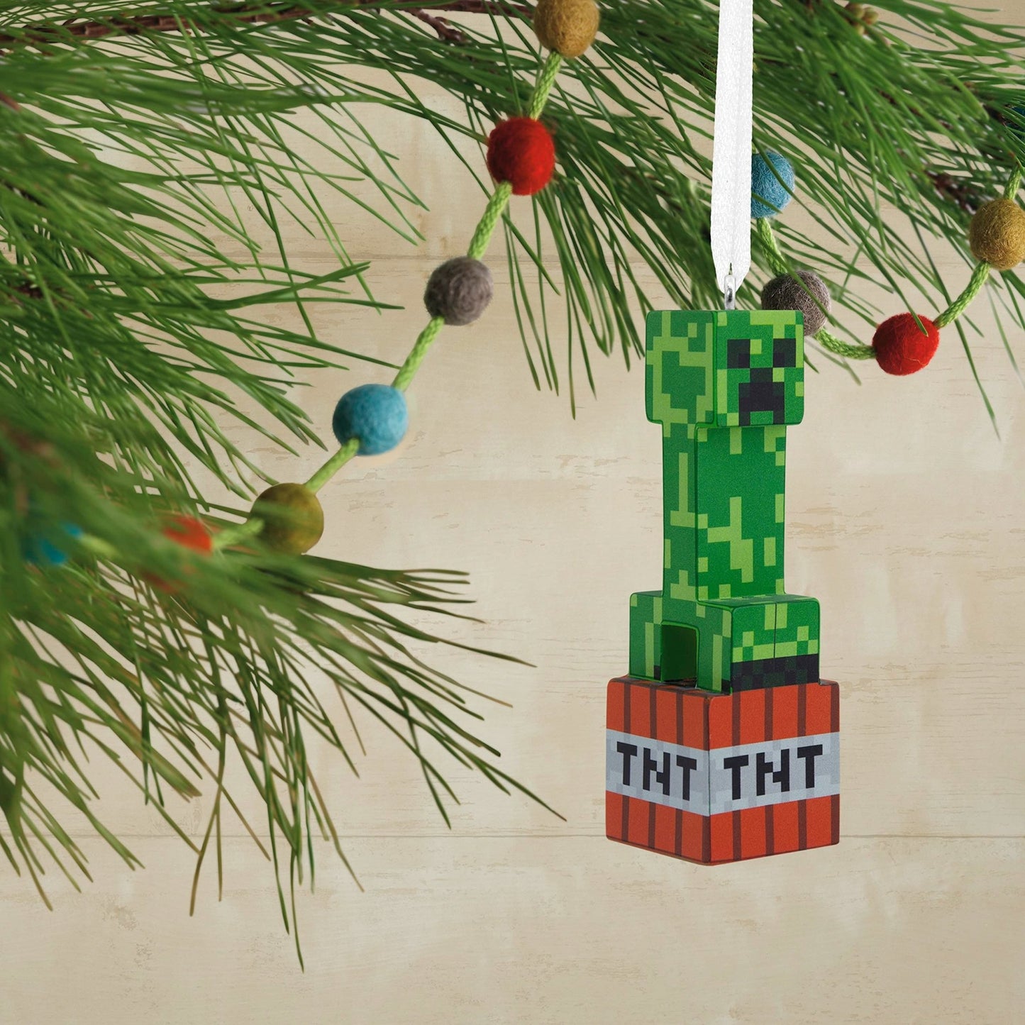 Creeper on TNT Minecraft Hallmark Ornament