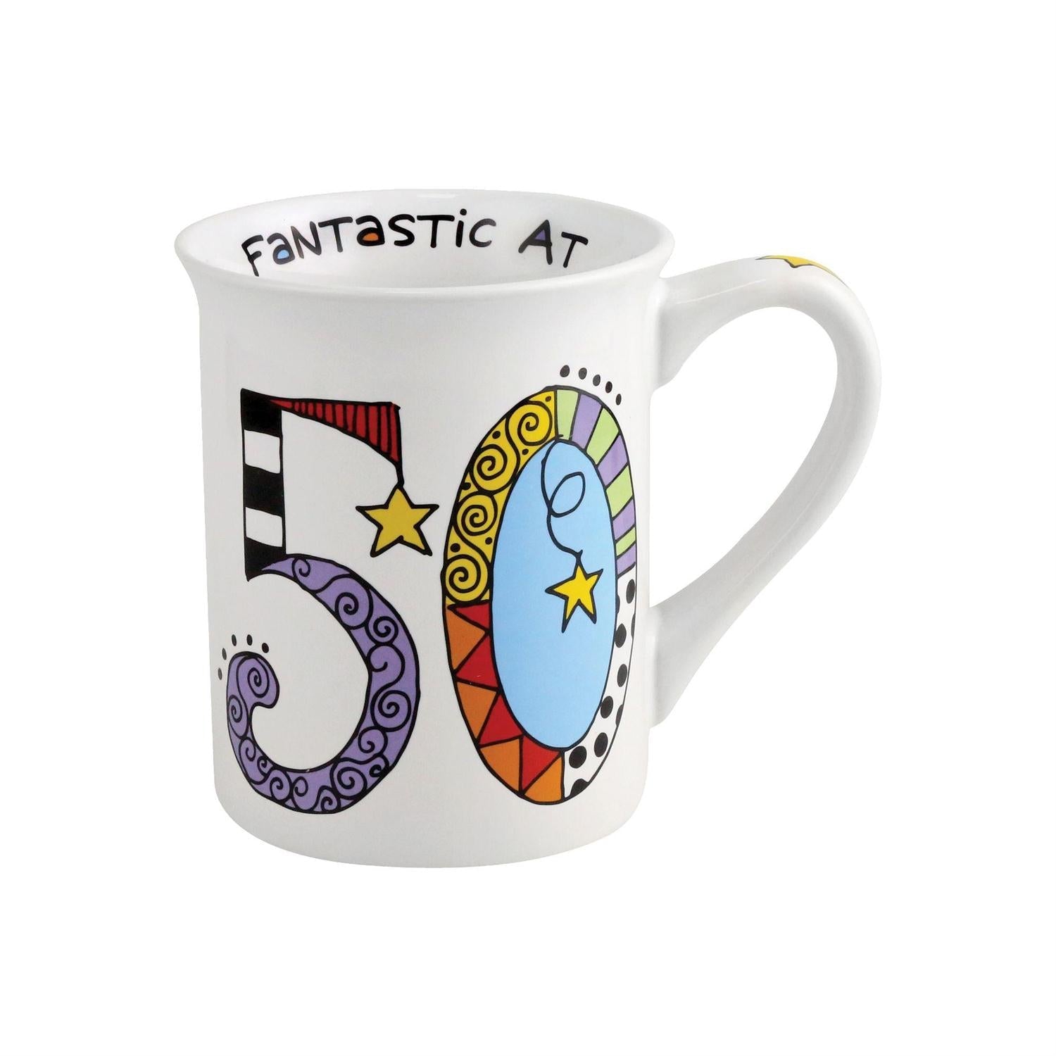 Cuppa Doodles Age 50 Mug, 16oz