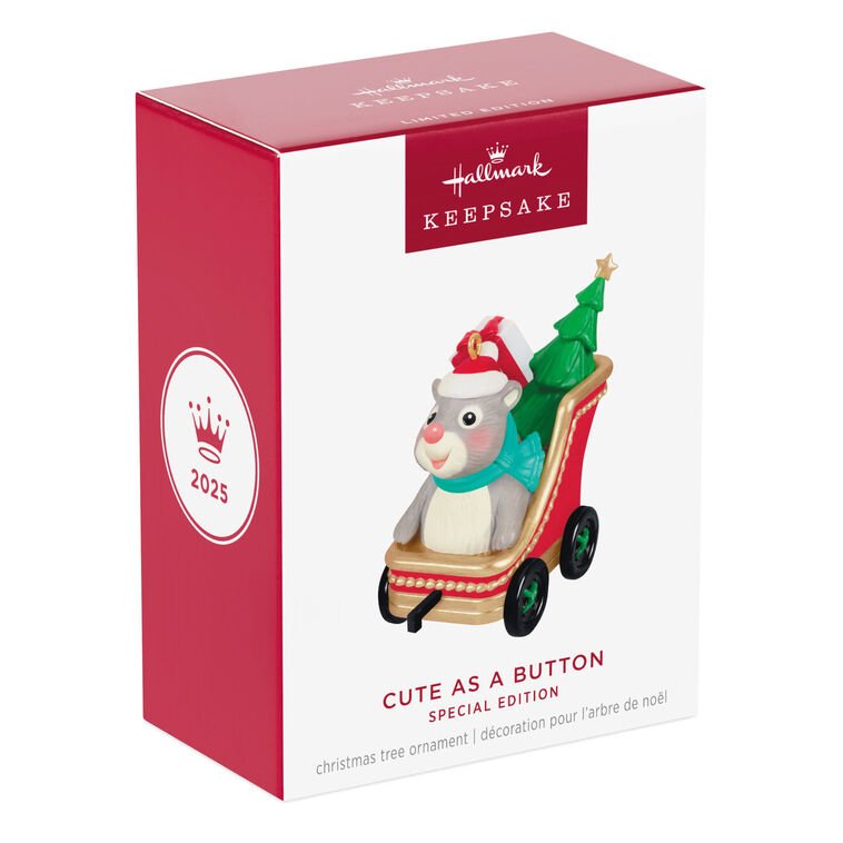 Cute as a Button Special Edition 2025 Keepsake Ornament