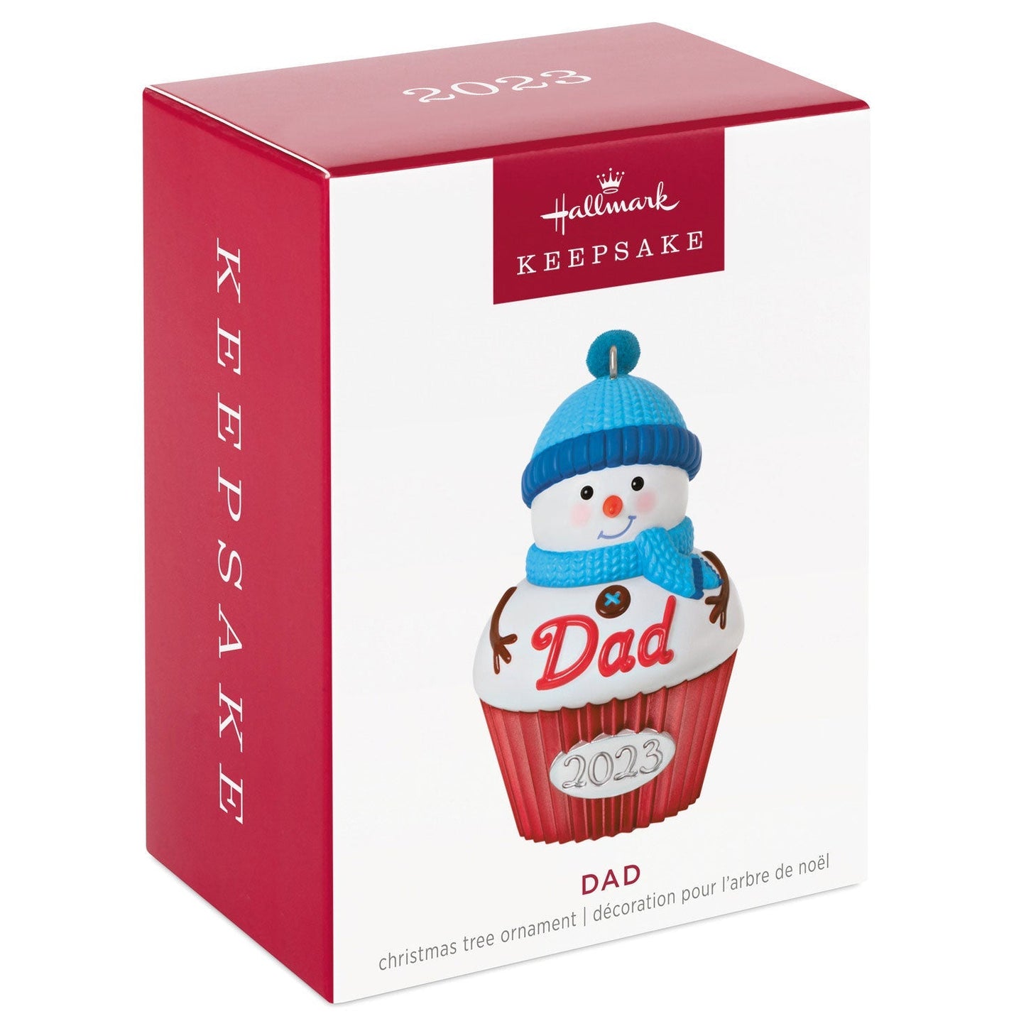 Dad Cupcake, 2023 Keepsake Ornament