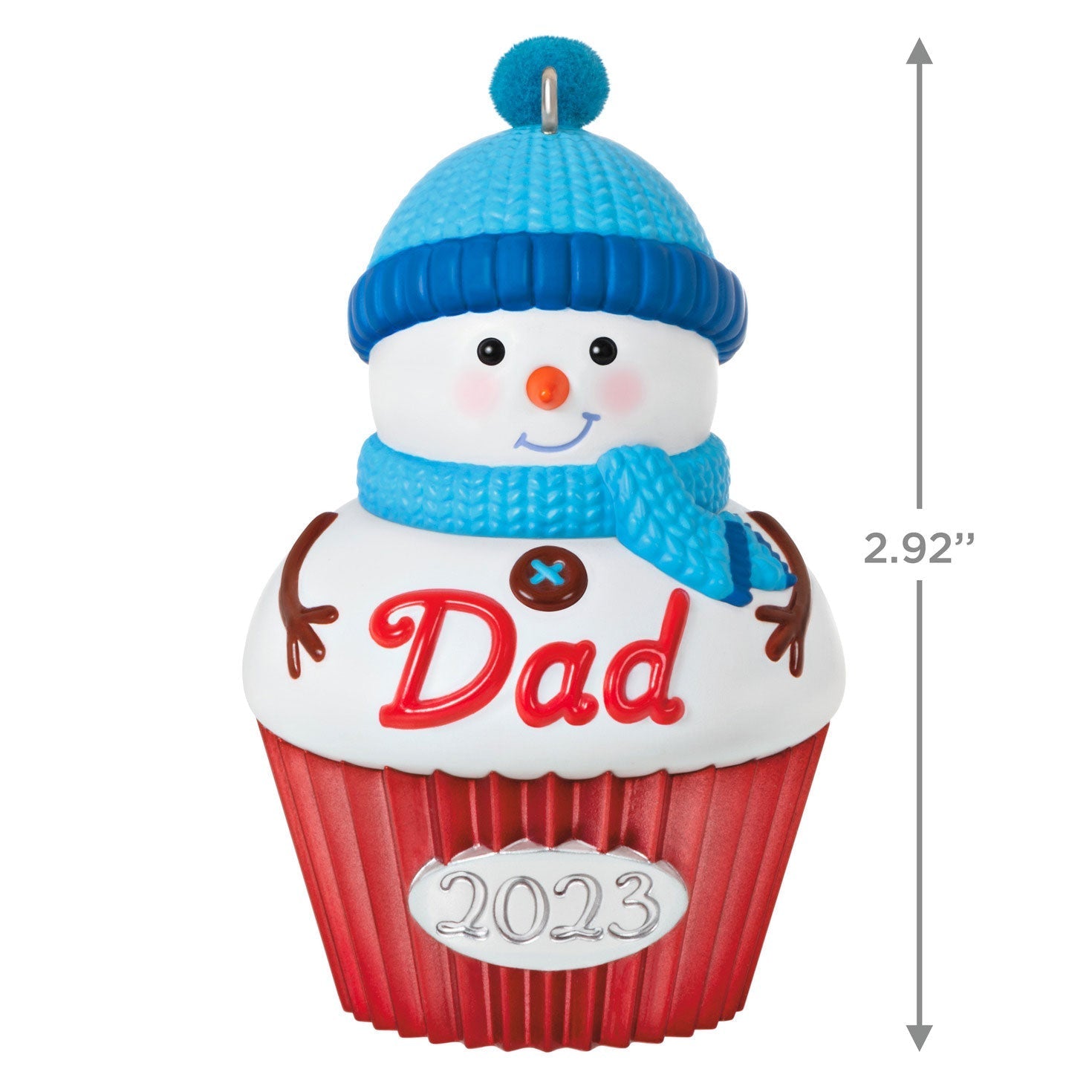 Dad Cupcake, 2023 Keepsake Ornament