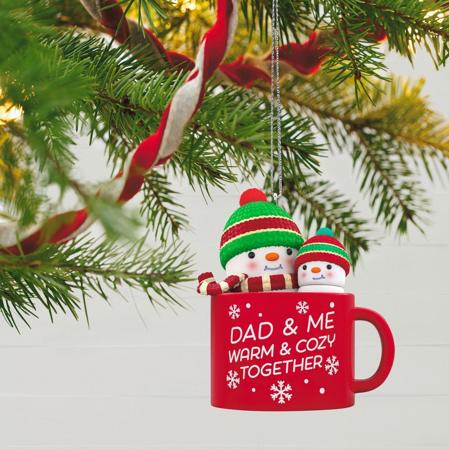 Dad & Me Hot Cocoa Mug, 2023 Keepsake Ornament