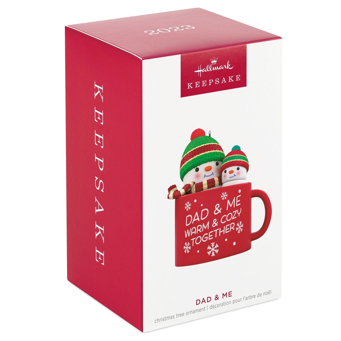 Dad & Me Hot Cocoa Mug, 2023 Keepsake Ornament