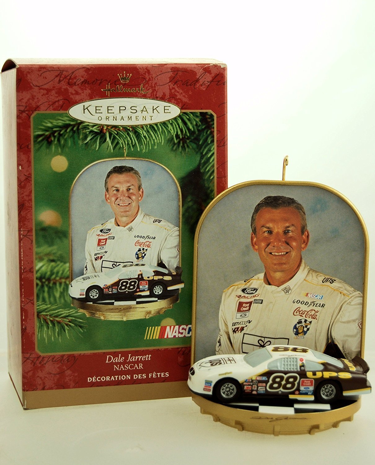 Dale Jarrett #88 NASCAR, 2001 Keepsake Ornament