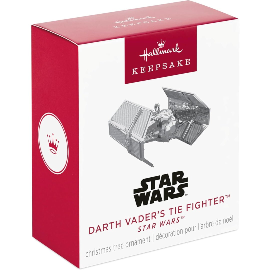 Darth Vader's TIE Fighter Star Wars 2025 Miniature Keepsake Ornament