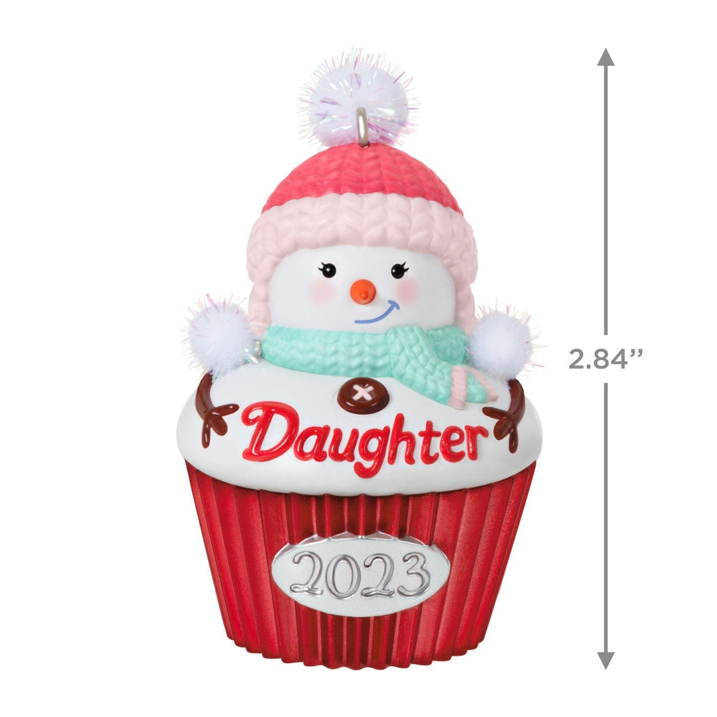 Daughter Cupcake, 2023 Keepsake Ornament