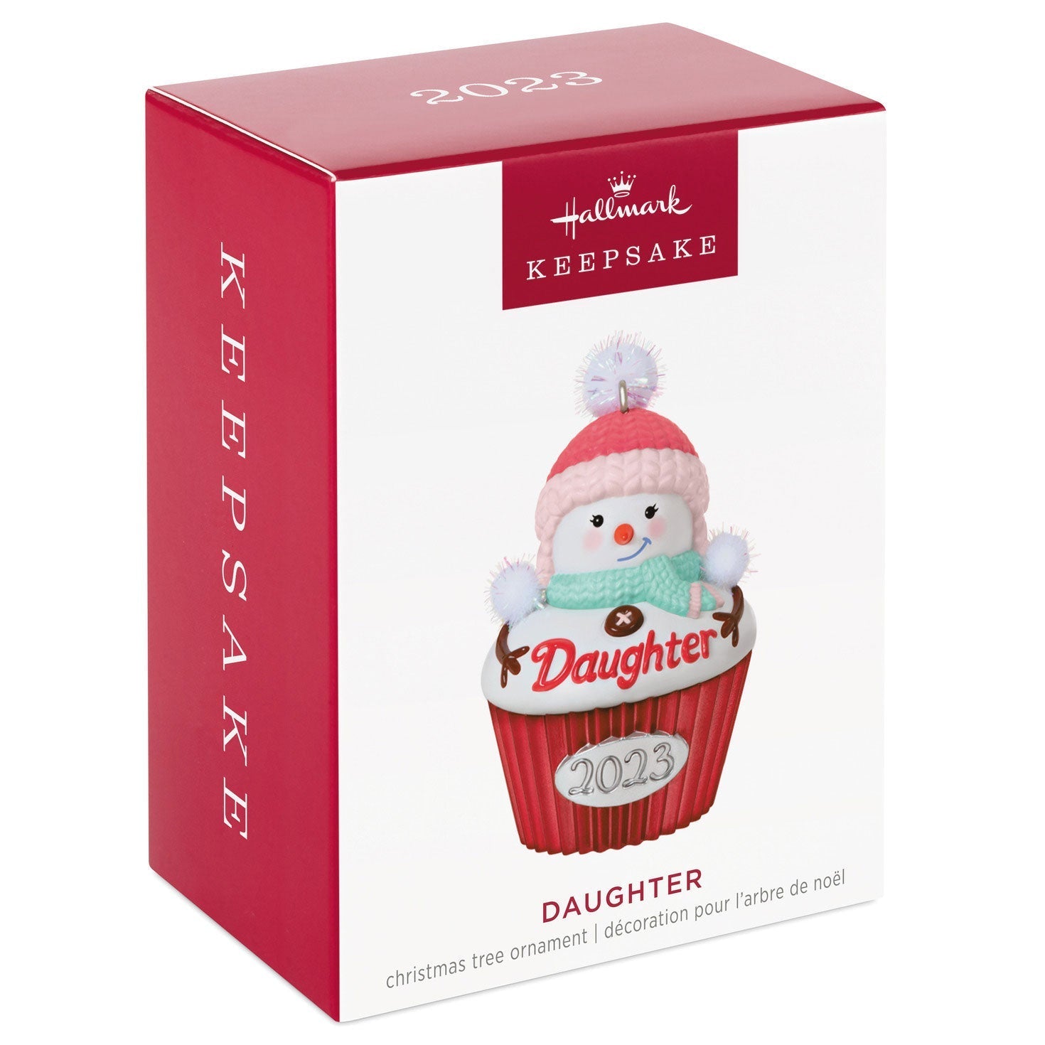 Daughter Cupcake, 2023 Keepsake Ornament