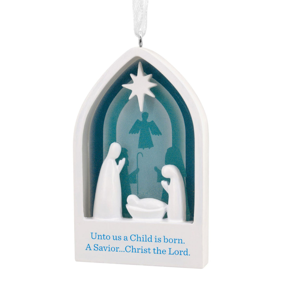 Dayspring DaySpring Modern Nativity Hallmark Ornament – Celebrations Cards & Gifts