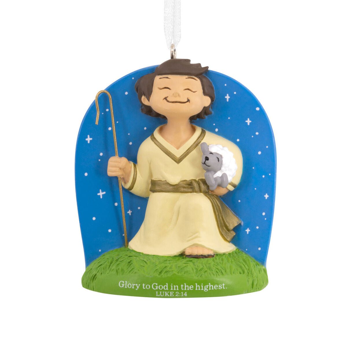 DaySpring Shepherd Boy Tree Trimmer Ornament – Celebrations Cards & Gifts