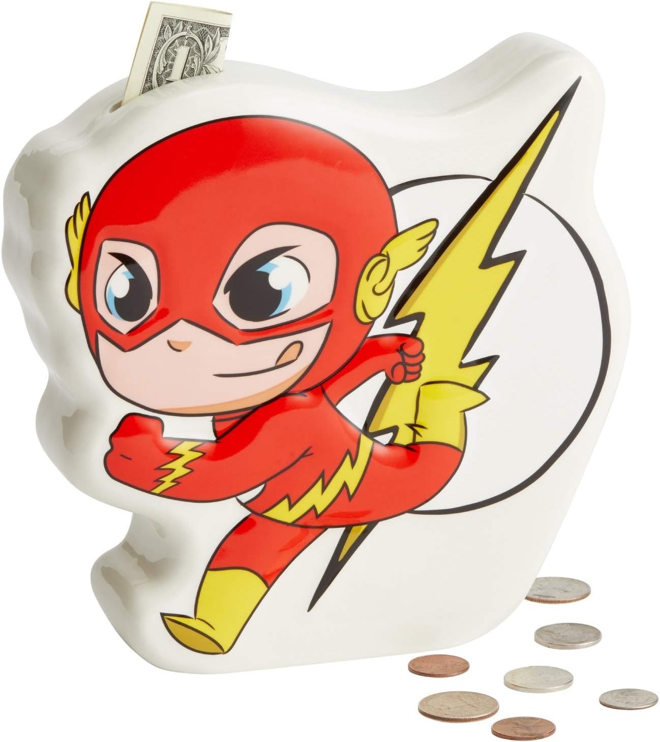 DC Comics Superfriends The Flash Coin Bank, 7.48"