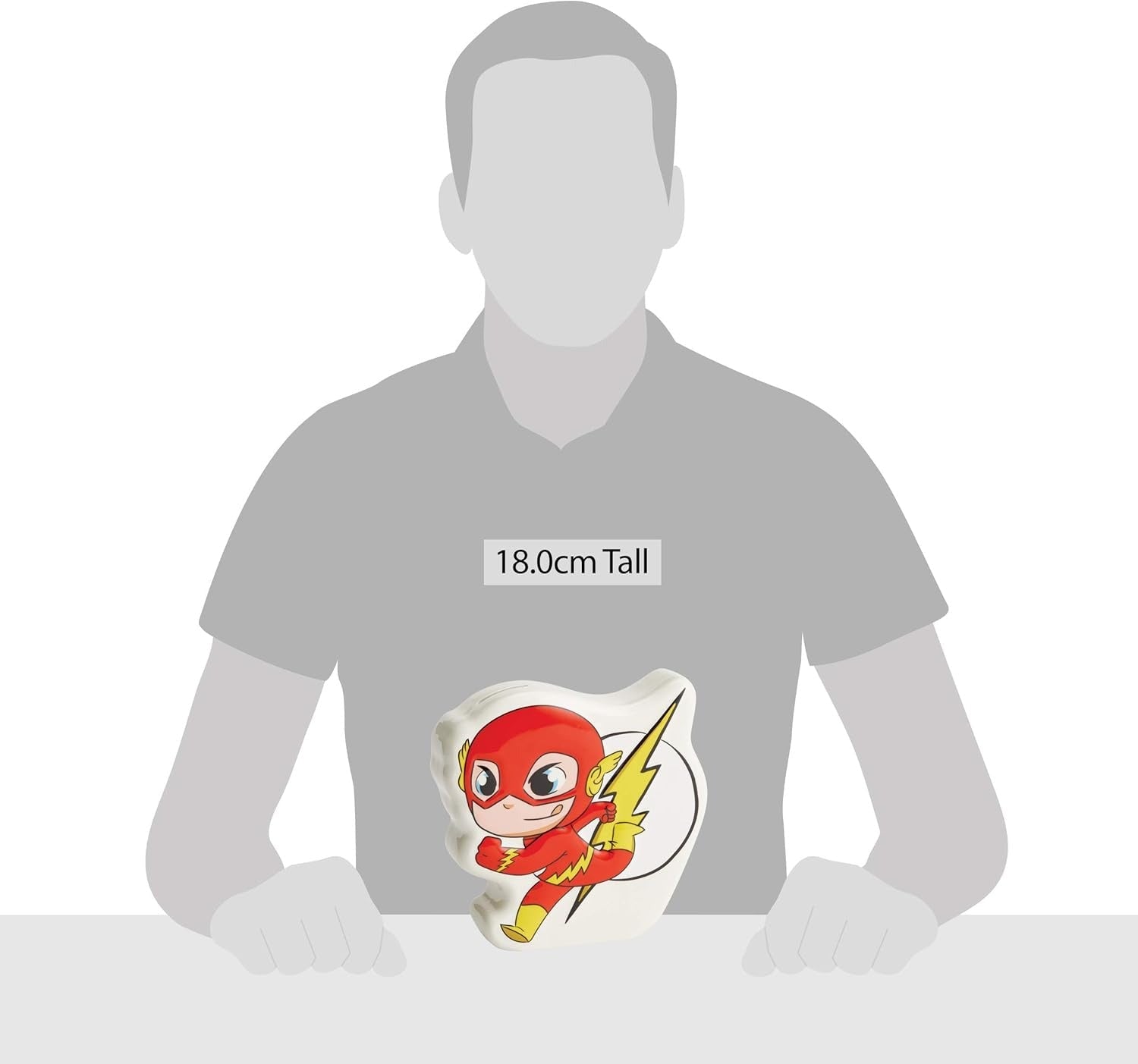 DC Comics Superfriends The Flash Coin Bank, 7.48"