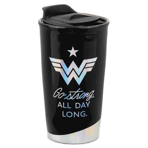 DC Comics Wonder Woman 1984 All Day Long Travel Mug, 10 oz.