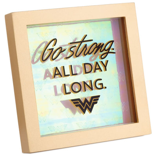 DC Comics Wonder Woman 1984 Strong All Day Long Framed Sign