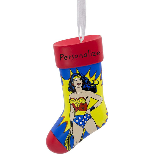 DC Comics Wonder Woman Stocking Personalized Hallmark Ornament