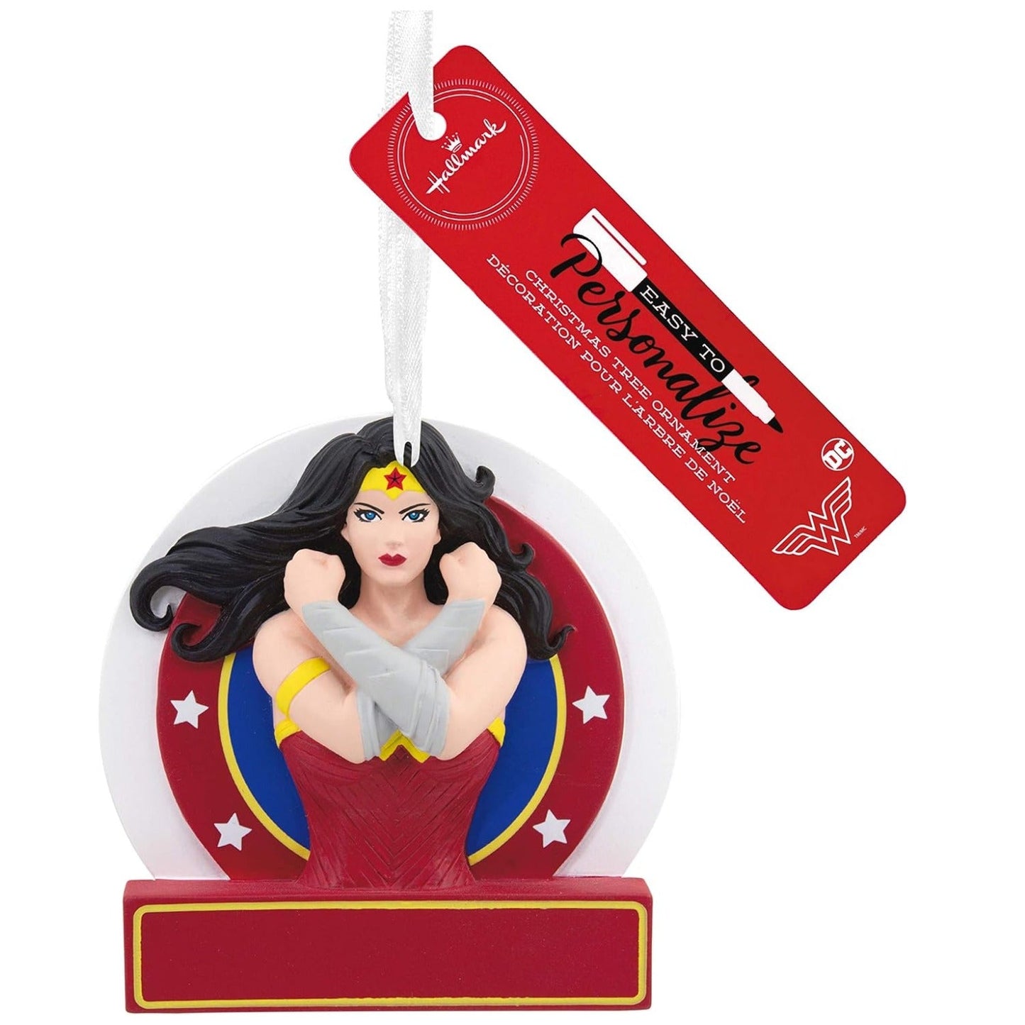 DC Comics Wonder Woman Superhero Personalized Hallmark Ornament