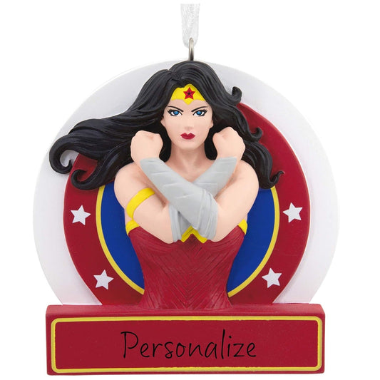 DC Comics Wonder Woman Superhero Personalized Hallmark Ornament
