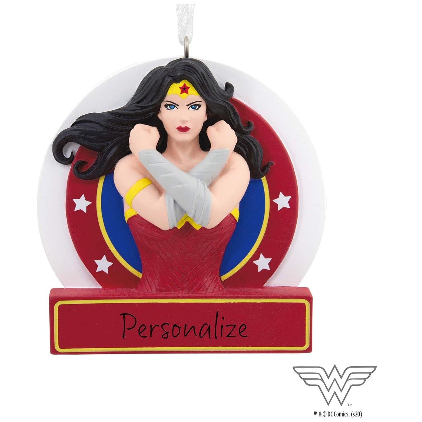 DC Comics Wonder Woman Superhero Personalized Hallmark Ornament