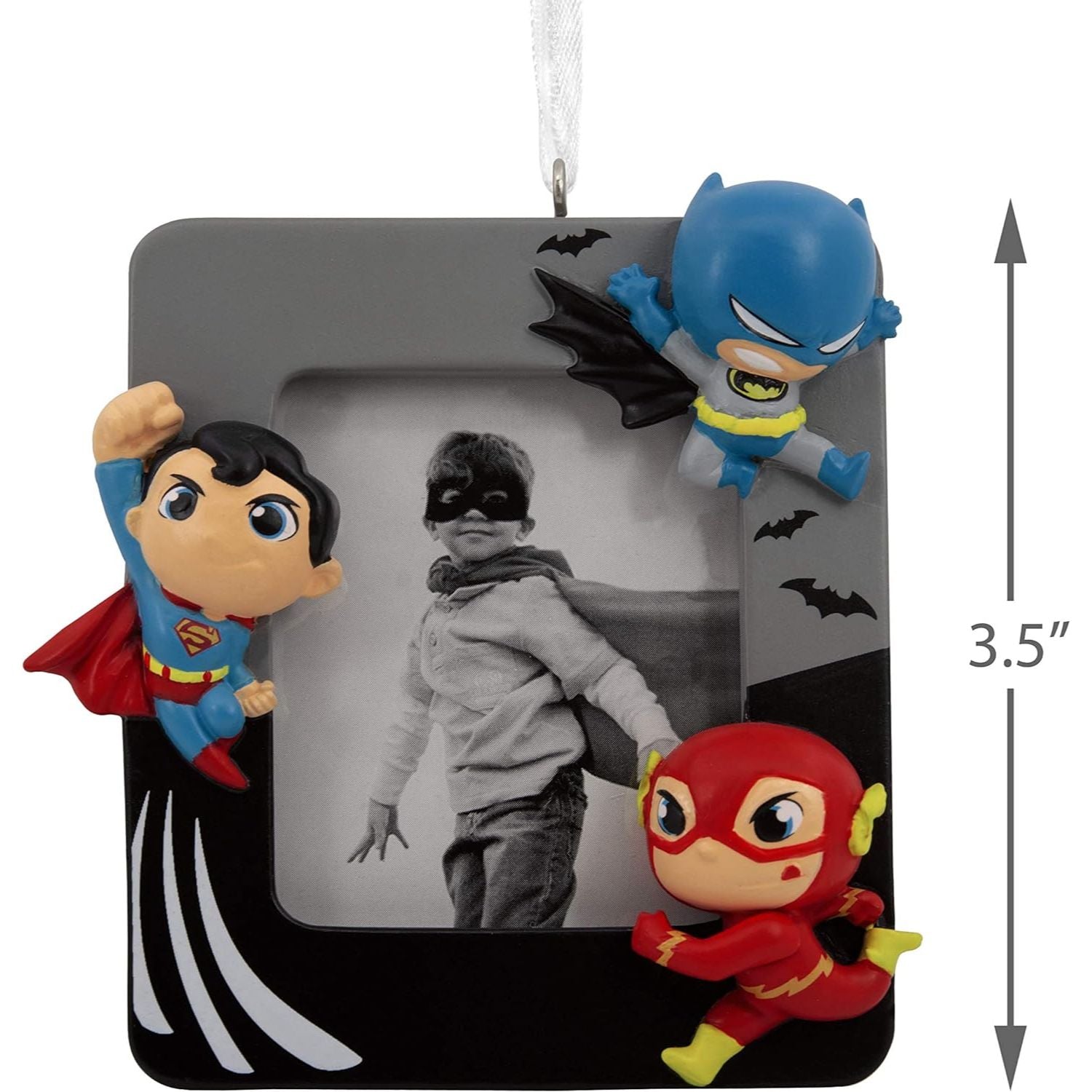 DC Super Friends Heroes Picture Frame Personalized Hallmark Ornament