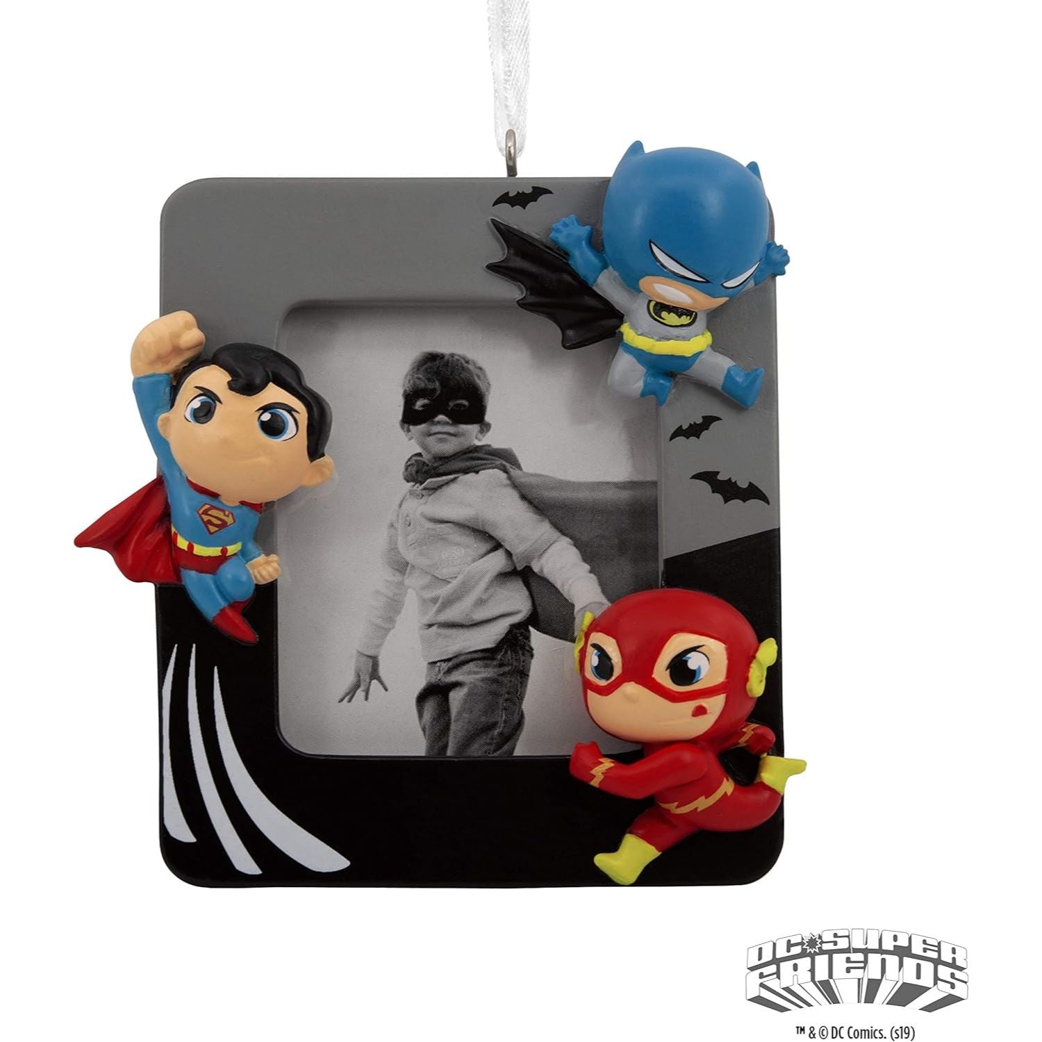 DC Super Friends Heroes Picture Frame Personalized Hallmark Ornament