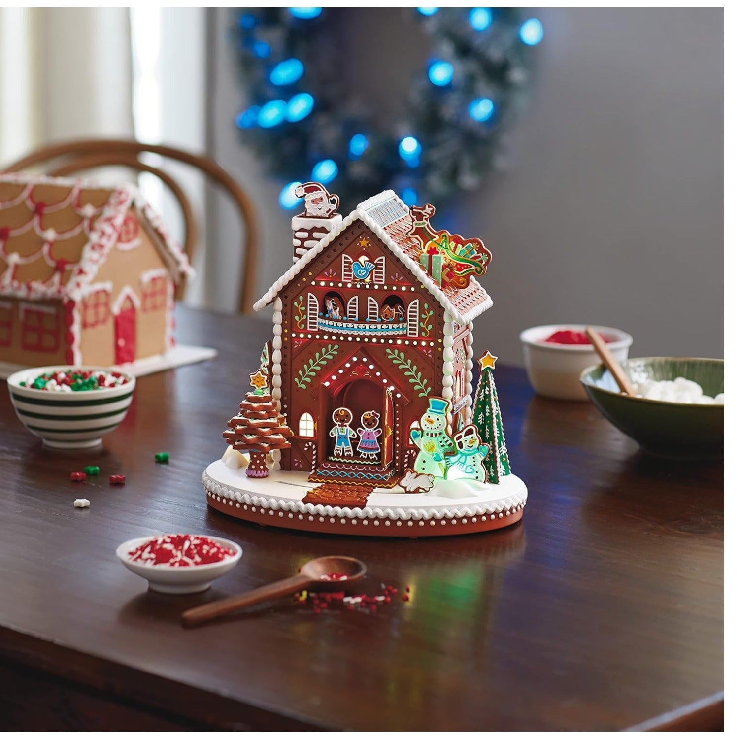 Deck The Gingerbread House, 2021 Keepsake Musical Tabletop Decoration