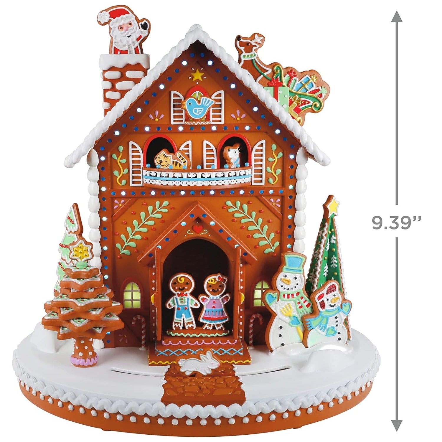 Deck The Gingerbread House, 2021 Keepsake Musical Tabletop Decoration