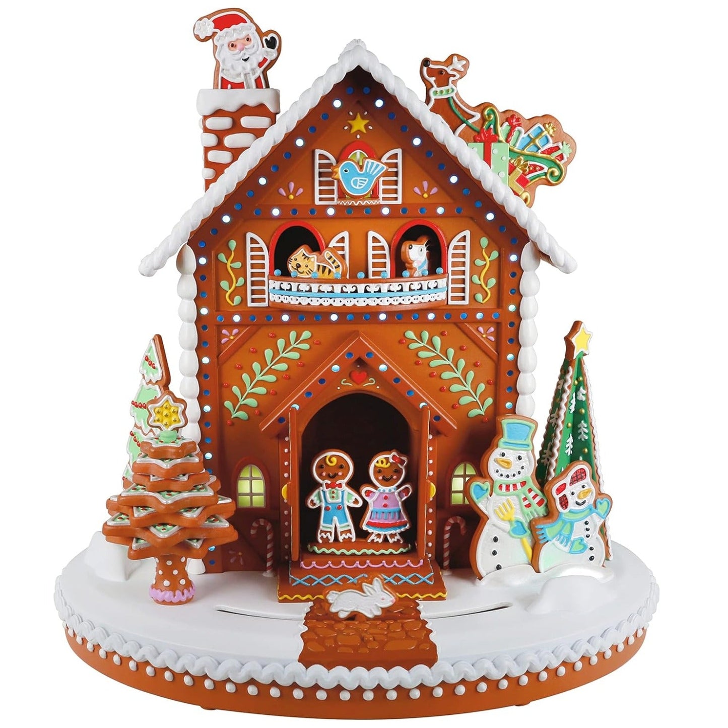 Deck The Gingerbread House, 2021 Keepsake Musical Tabletop Decoration