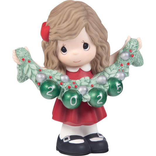 Deck The Halls 2025 Dated Girl Figurine