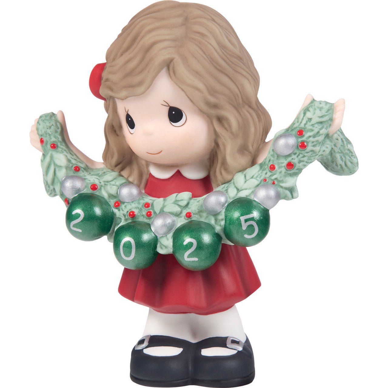 Deck The Halls 2025 Dated Girl Figurine