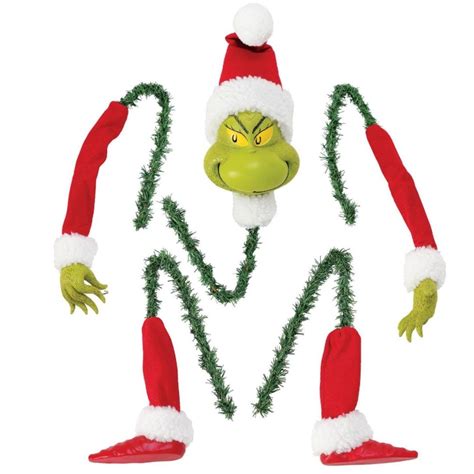 Department 56 Dr. Seuss The Grinch by Possible Dreams Decorate in a Cinch Tree Topper Set
