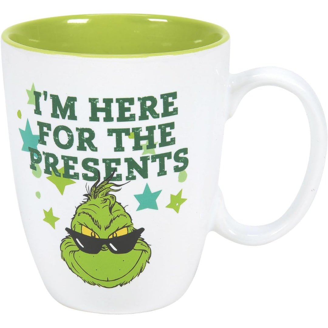 Department 56 Dr. Seuss the Grinch I'm Here for the Presents Coffee Mug, 12 oz.