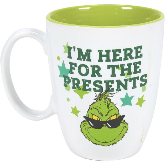 Department 56 Dr. Seuss the Grinch I'm Here for the Presents Coffee Mug, 12 oz.